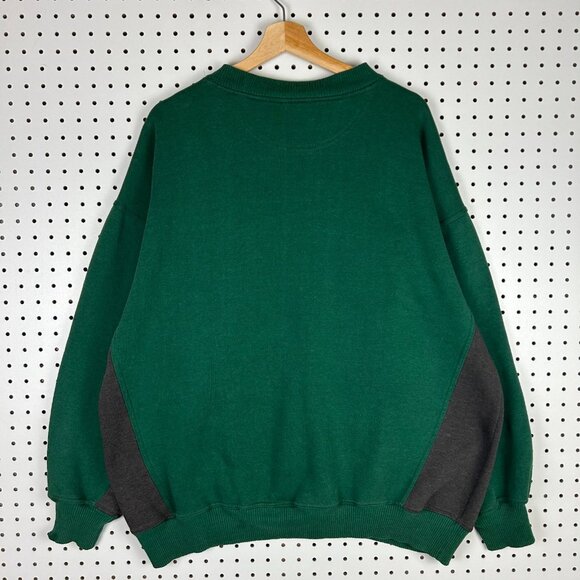 Michigan State Crewneck XL Spartans 90s Sweatshirt Stitched Heavyweight Vintage - Picture 4 of 6